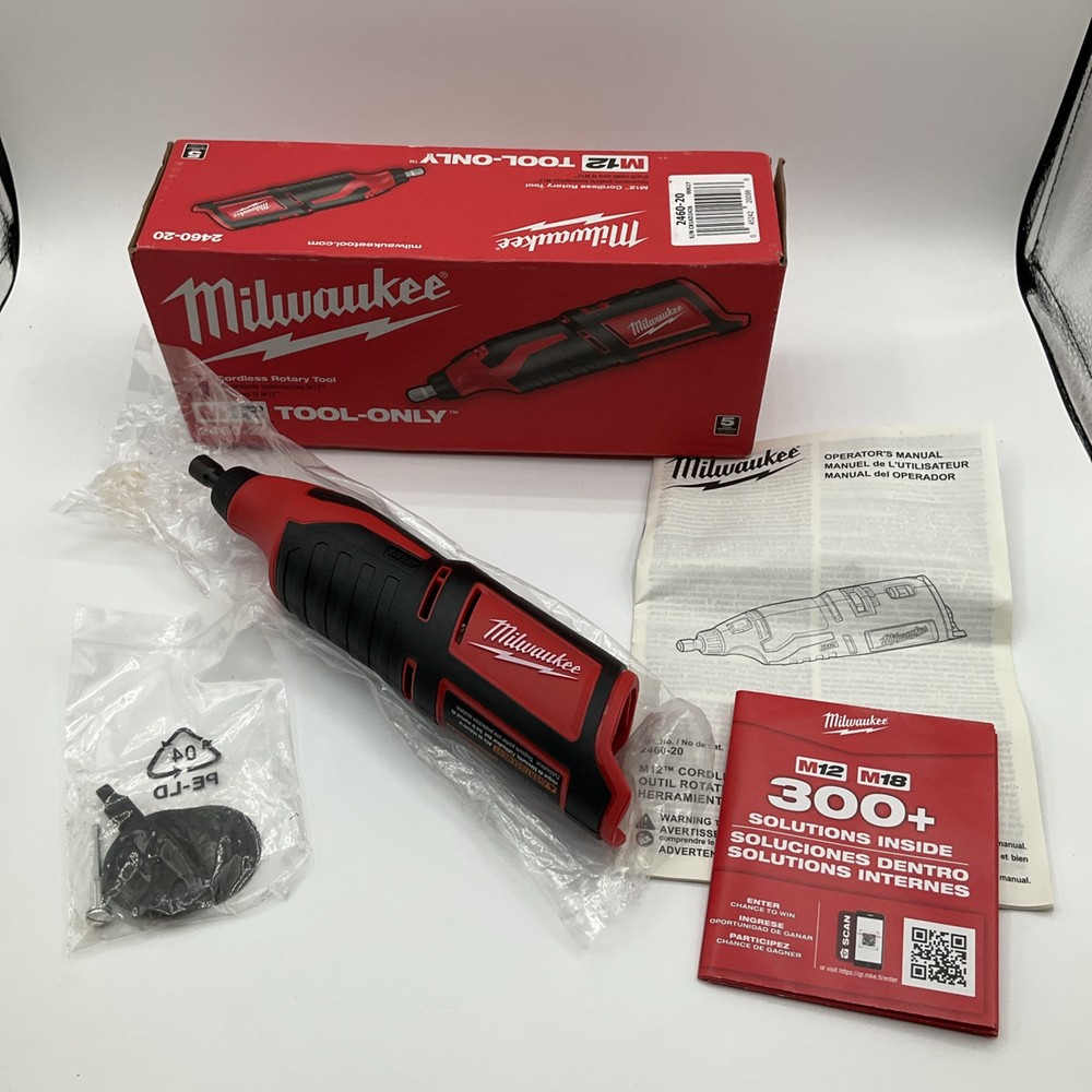 NEW Milwaukee 2460-20 M12 Cordless Rotary Tool- TOOL ONLY!