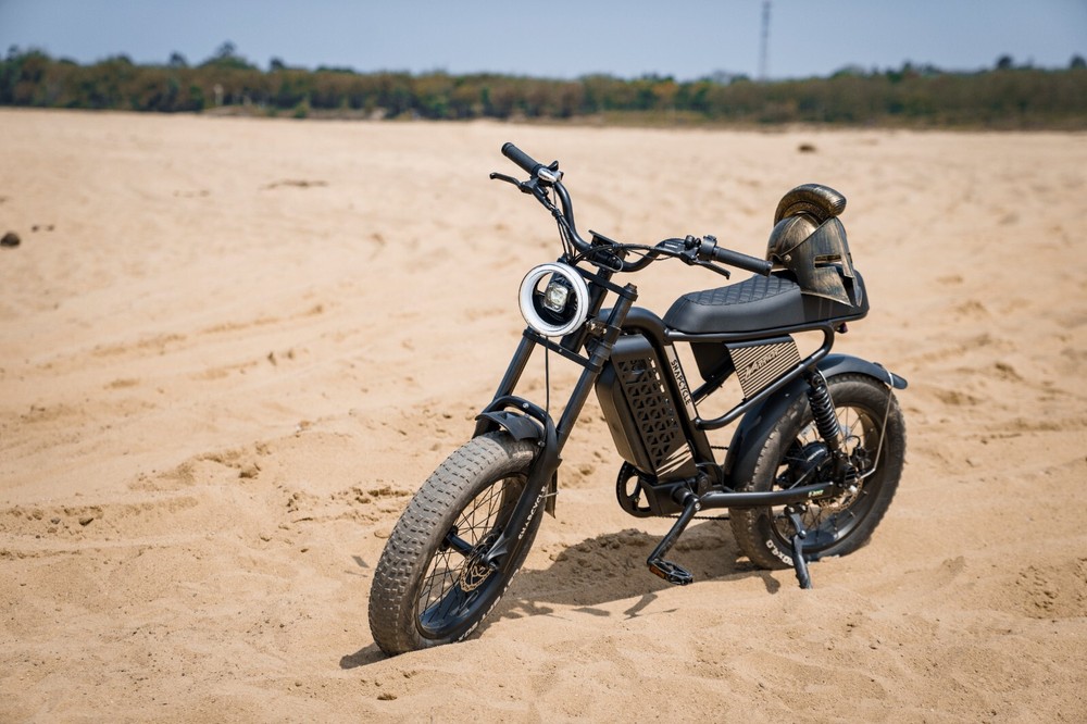 20 Inch 1200W Electric Mountain Bike with 15Ah Battery Fat Tire 48KM/H Speed