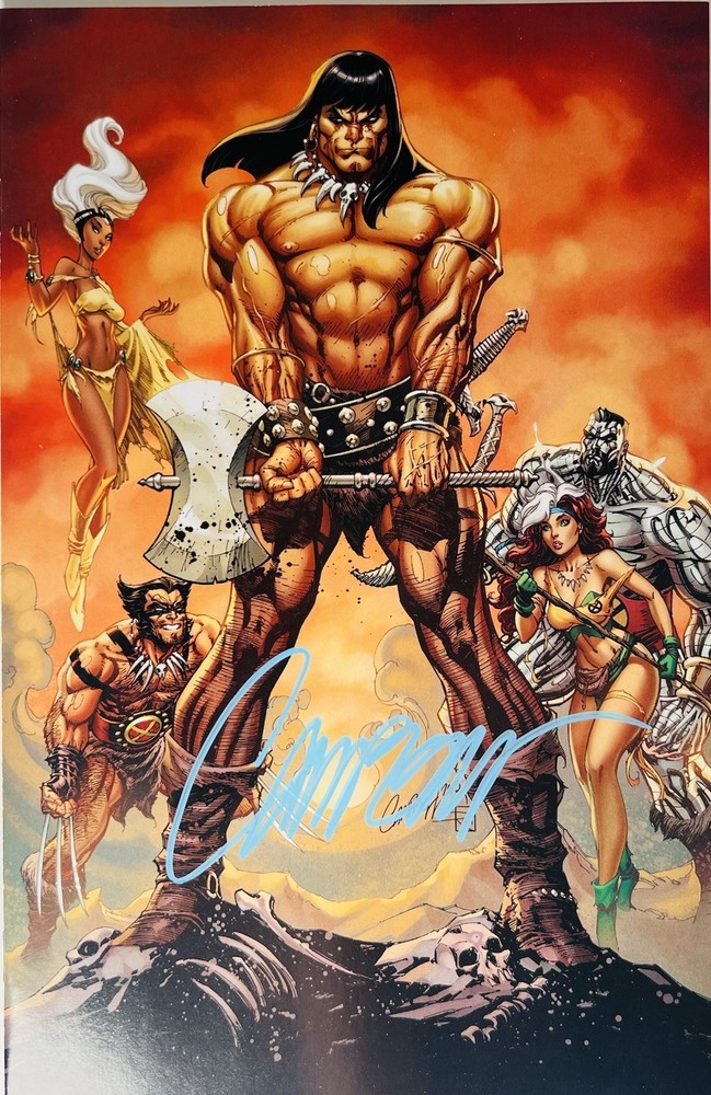 Conan the Barbarian #1 LGY 25 J Scott Campbell Virgin Variant Signed Exclusive