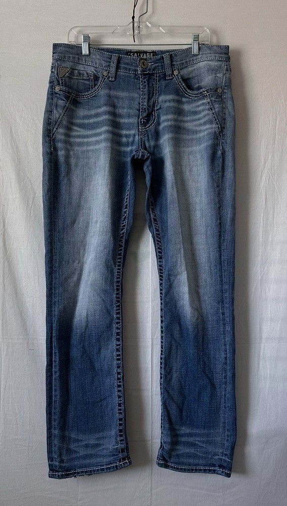 Buckle Salvage Men’s Jeans Mayhem Straight 33x32 Regular Fit