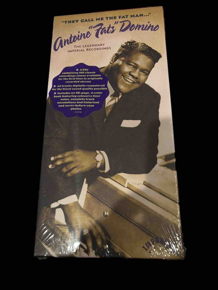 FATS DOMINO THEY CALL ME THE FAT MAN 4 CD BOX SET WITH BOOKLET Brand  New