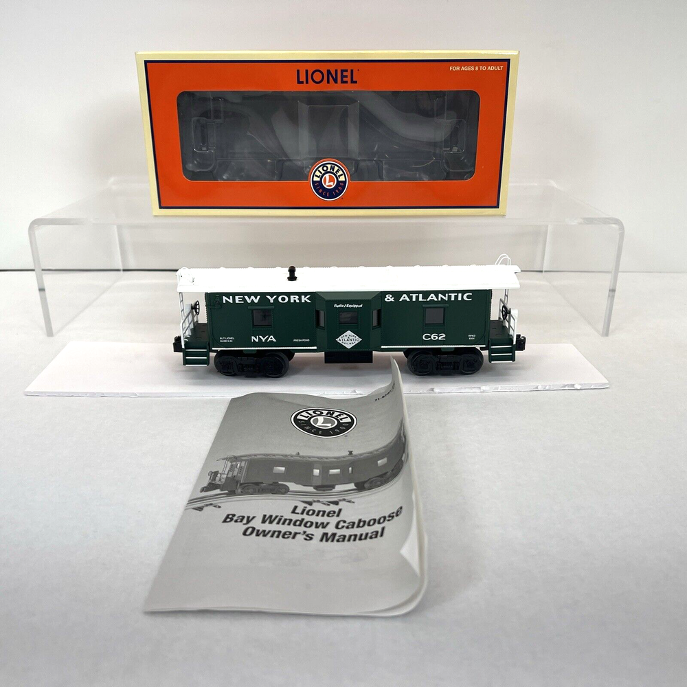 Lionel 6-52329 NLOE New York & Atlantic Bay Window Caboose O Gauge Used Club C62