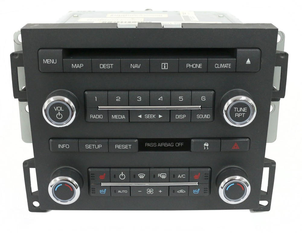2009 Lincoln MKS Receiver AM FM Navi 6 Disc CD Player AA5T-18K931-AD
