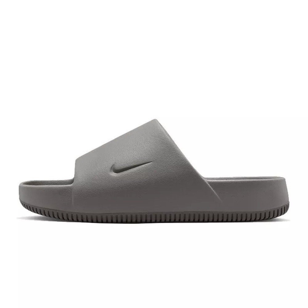 Nike Calm Slide Flat Pewter Grey Slipper Sandals Slides, Size 11 BNIB FD4116-002