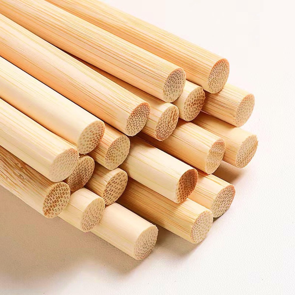 1/2 x 17.5 Inch 25 PCS Dowel Rods Wood Sticks Wooden Dowel Rods - Unfinished ...