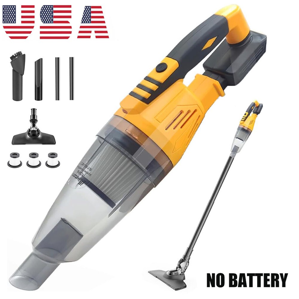 Cordless Vacuum Cleaner for DeWalt 18v 20v Batteries,30Kpa Handheld (NO Battery)
