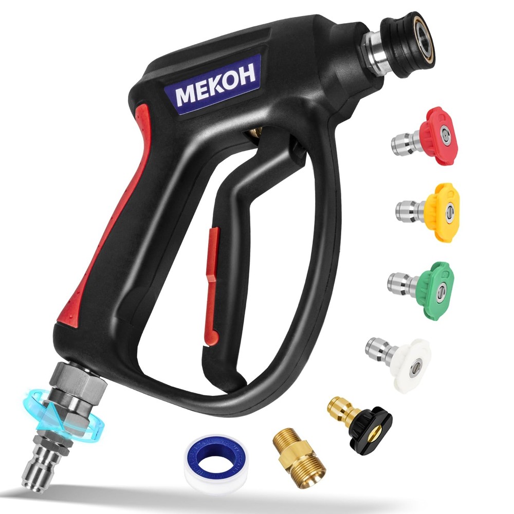 High-Pressure 5000 PSI Washer Spray Gun with Swivel for Powerful Cleaning