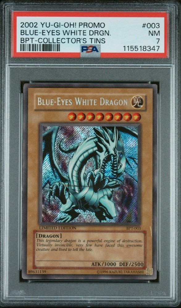 Blue-Eyes White Dragon BPT-003 2002 Limited Edition Collectors Tin