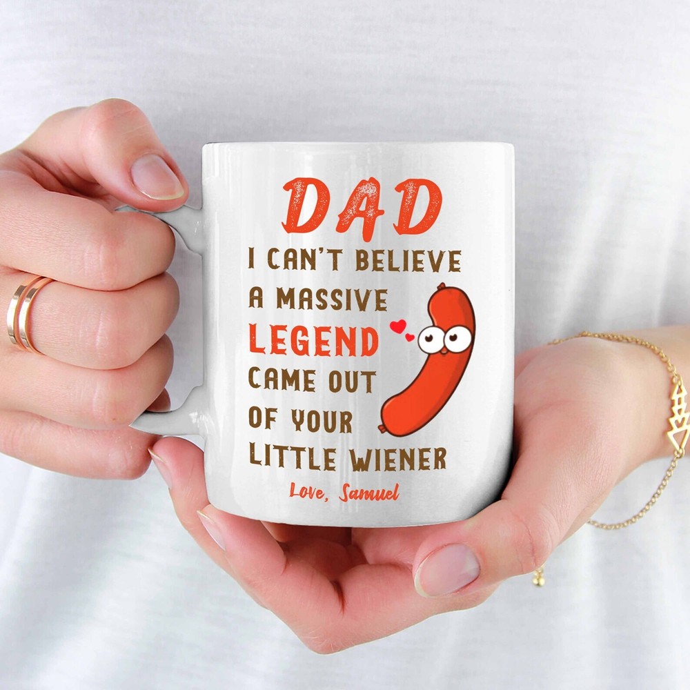 Custom Name Funny Mug For Dad Gift For Father's Day Birthday Anniversary Gift Fr