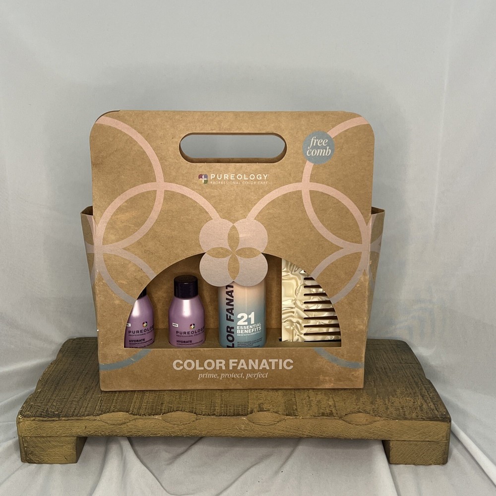Pureology color fanatic set  Shampoo and Conditioner  & leave in spray plus comb