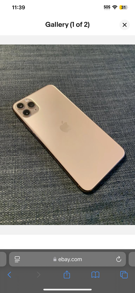 iPhone 11 Pro Max- 256 GB -TikTok and cap cut installed)