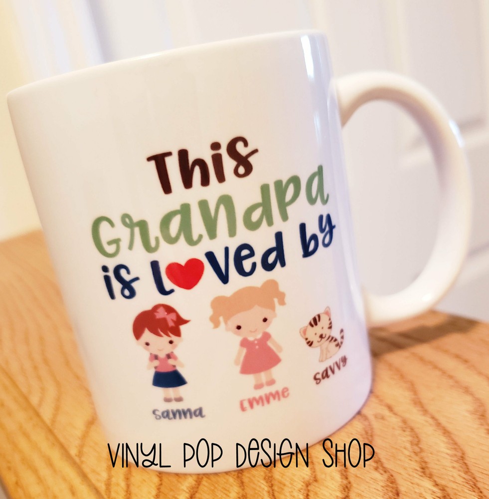 Grandpa Coffee Mug Father's Day Mug Papa Coffee Mug Grandpa Christmas Gift Papa