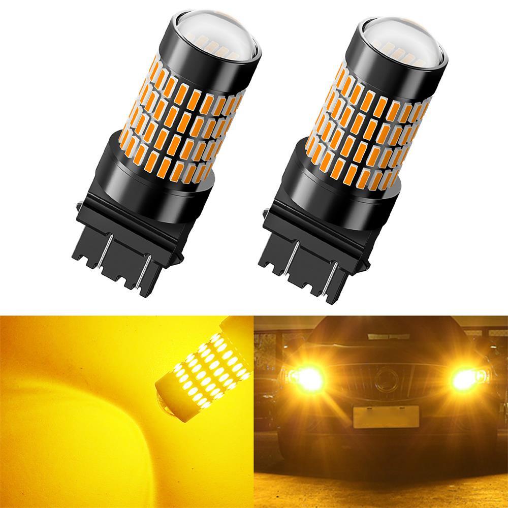 AUXITO Yellow Amber LED 3157 Turn Signal Parking Light Blinker Corner Bulb 102S