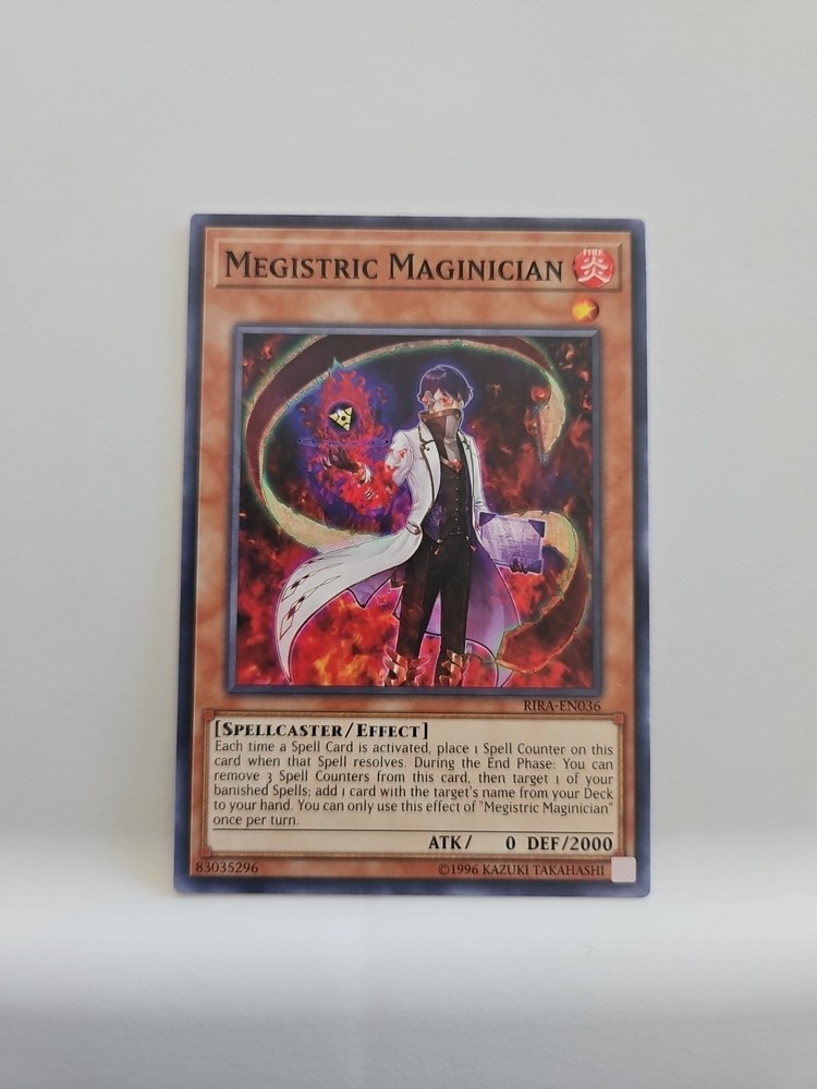Megistric Maginician RIRA-EN036 Rising Rampage Unlimited Edition TCG Card