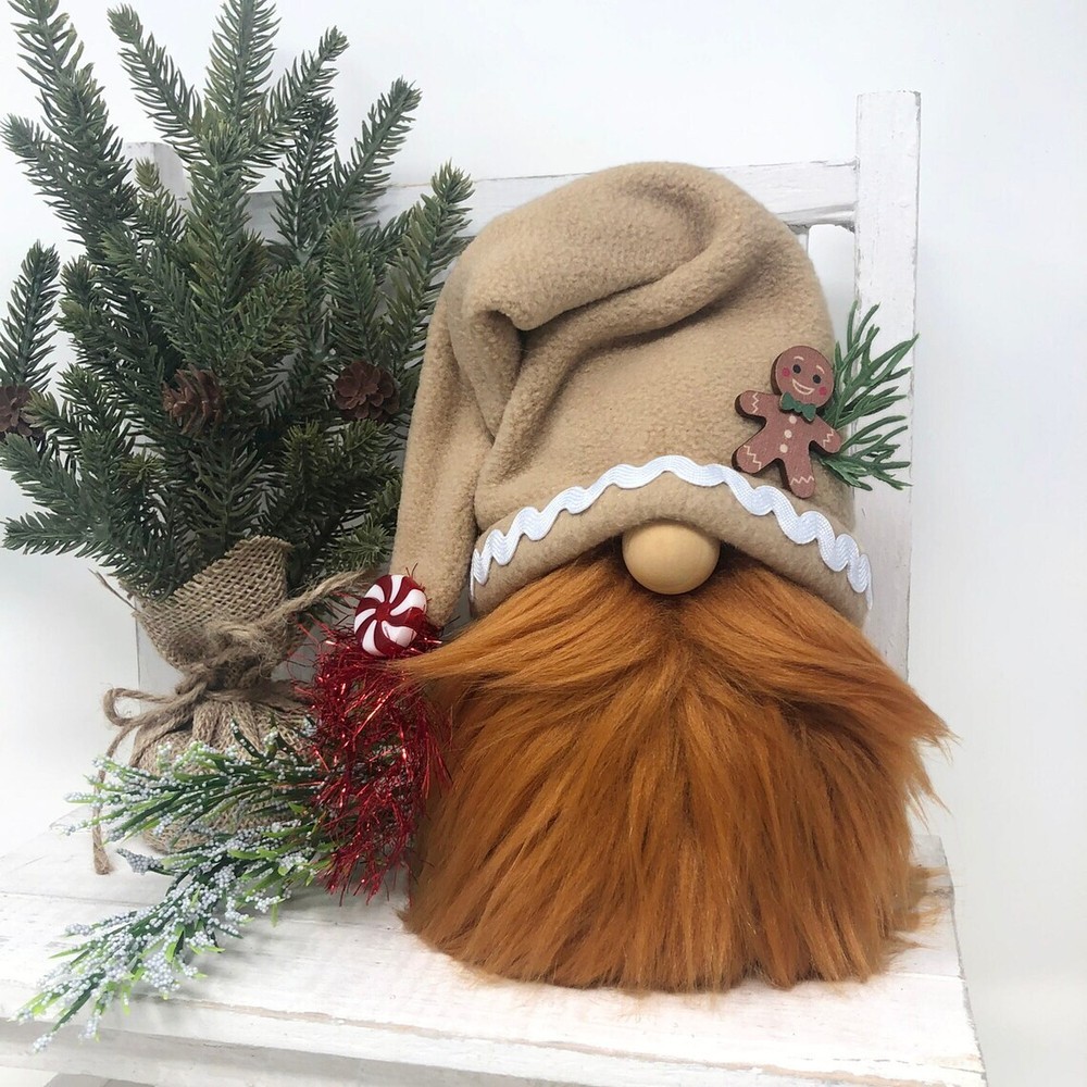 Gingerbread Gnome | Holiday Gnome Decor, Tomte, Christmas Gnome