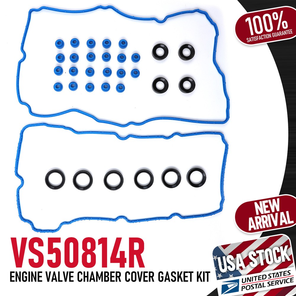 Valve Cover Gasket Grommets Seals For Ford 11-20 3.3L 3.5L V6 Engine VS50814R1