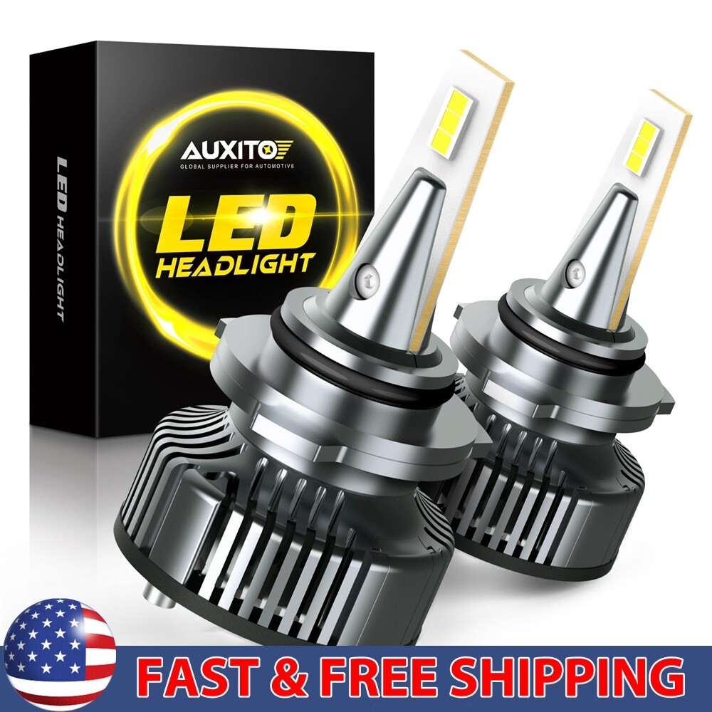 AUXITO HB4 9006 Super White 20000LM Kit LED Headlight Bulbs High Low Beam Combo