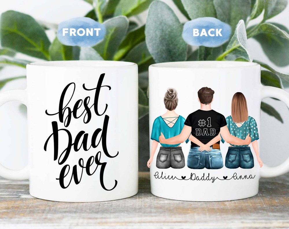Best Dad Mug Father Gift From Daughter Fathers Day Mug Dad With Daughter Mug