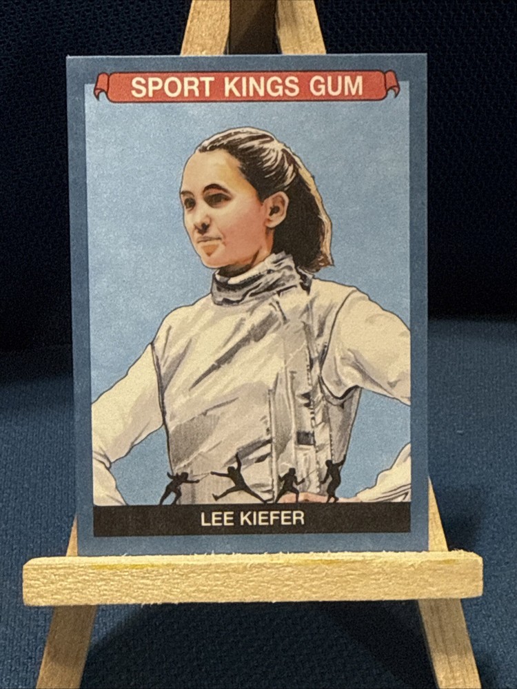 2024 Sportkings Volume 5 Lee Kiefer #181 Fencing Blue Border card🔥