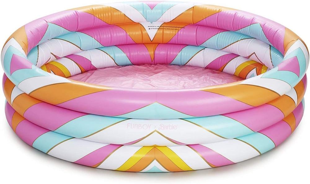 Malibu Barbie Luxury Inflatable Summer Dream Kiddie Pool for Kids