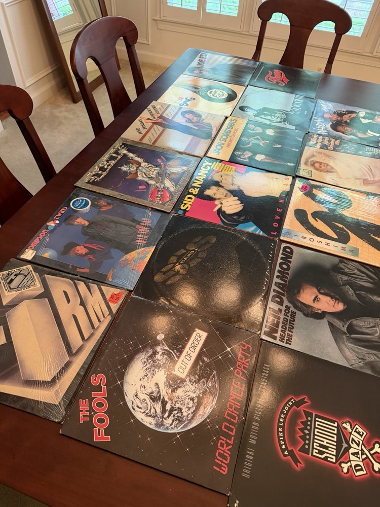 Lot of 18 Vintage Vinyl Various 80s Artists Albums See Description And Pics