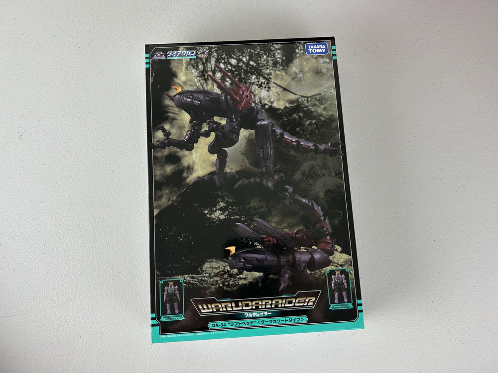 DA-34 Waruder Raider Raptor Head Dark Cathode Diaclone Takara Tomy - US Seller
