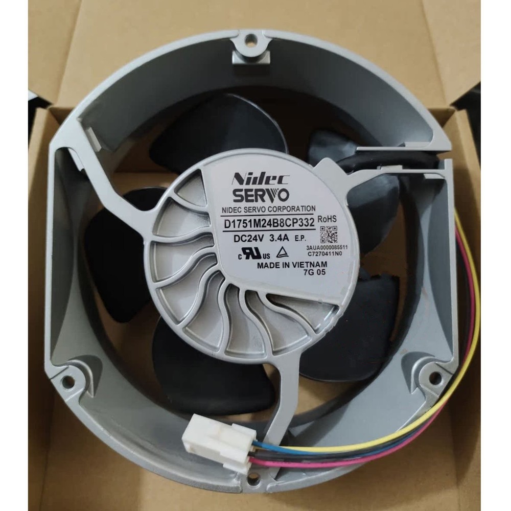 1pcs    SERVO 4-wire gale imported fan D1751M24B8CP332 DC24V 3.4A