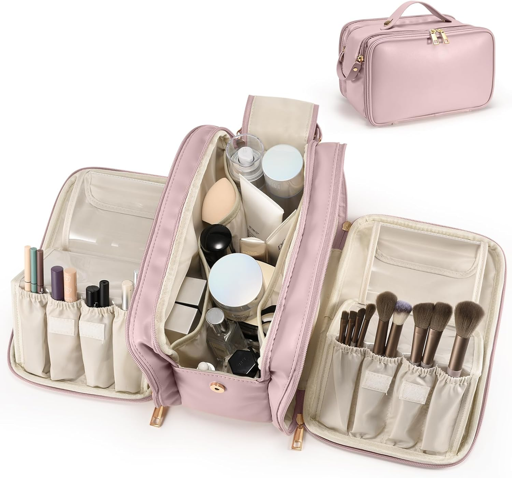 Travel Makeup Bag Women's Large Capacity Cosmetic Portable Organizer Large