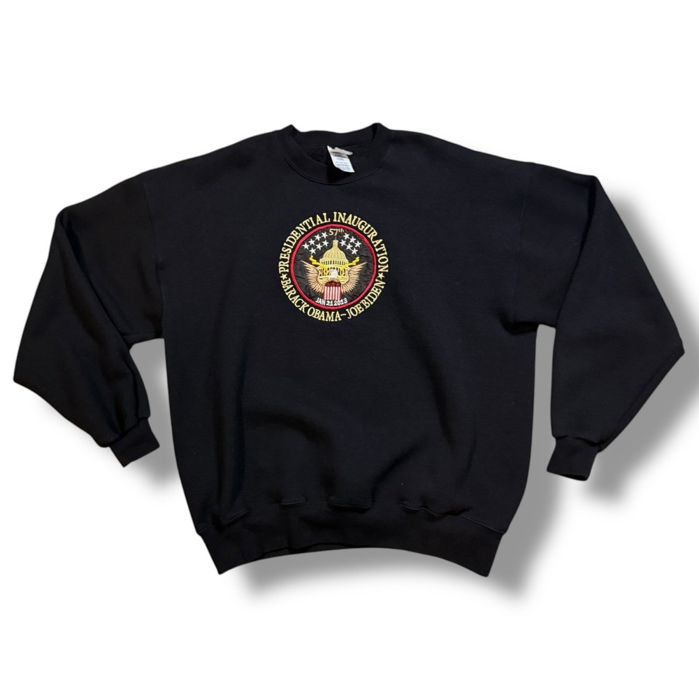 2013 Obama Inauguration Sweatshirt - Black Delta Brand XL for Men