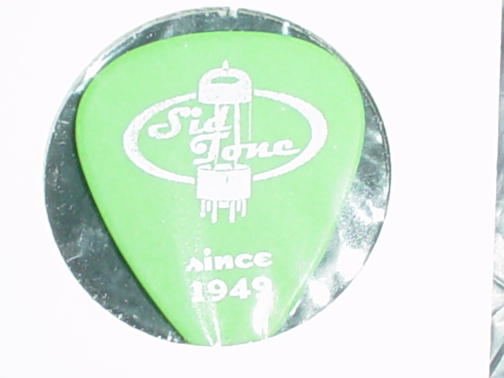 DAVID LETTERMAN Late Show CBS Orchestra Band Sid McGinnis Signature GUITAR PICK