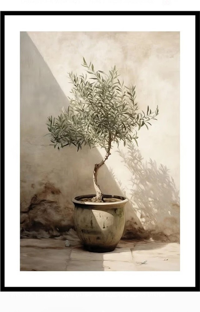 Olive Tree Art Print 50x70cm Unframed Brand New