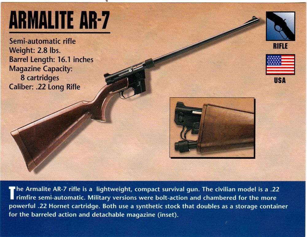 Aramalite AR-7 Rifle Classic Firearms Photo Card u