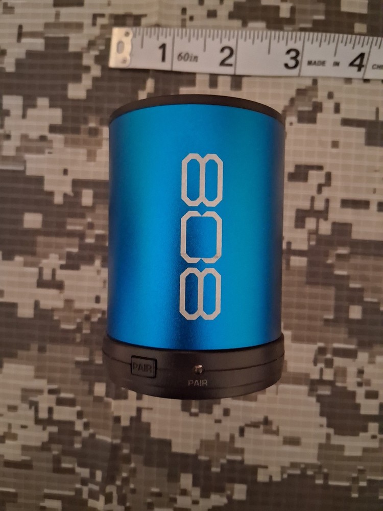 808 Audio SP880B Portable Bluetooth Speaker in Blue