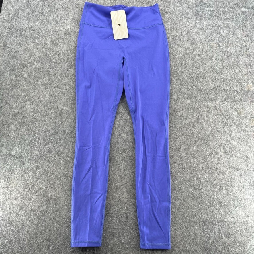 Fabletics Stretchy Long Leggings for Yoga and Athletic Workouts in Purple