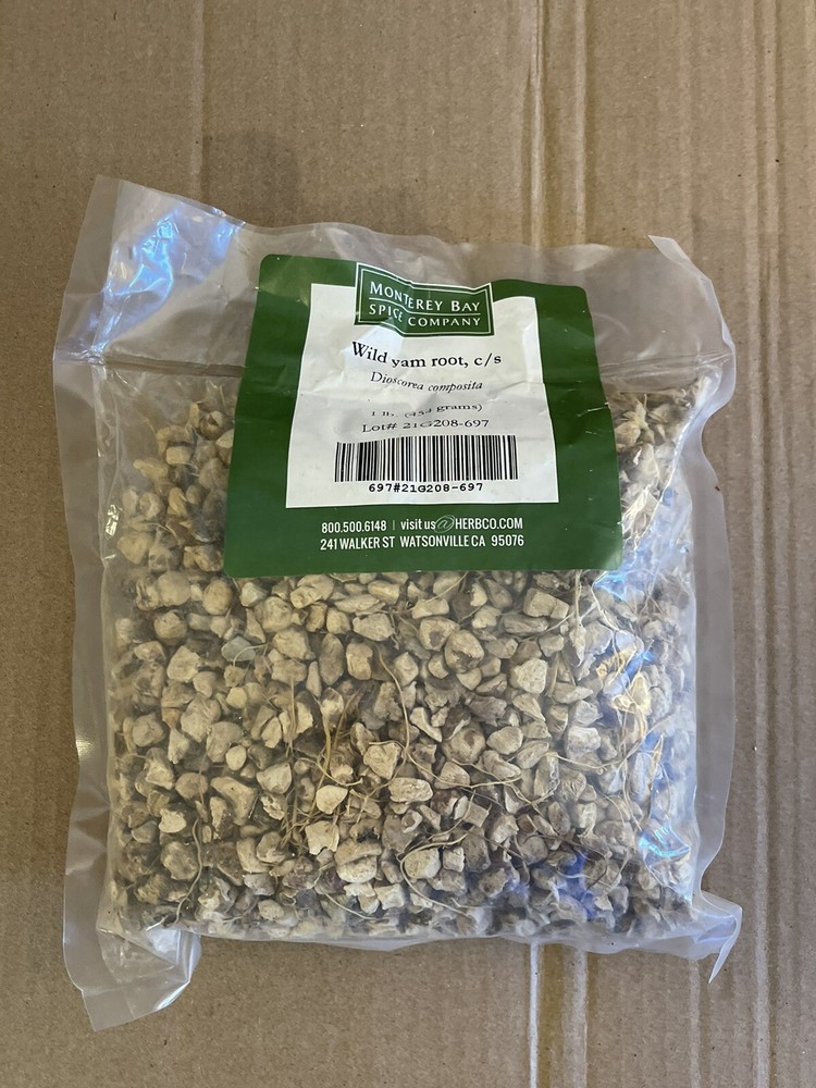 Wild Yam Root 1LB Bulk Bag Unopened Fresh Monterey Bay  