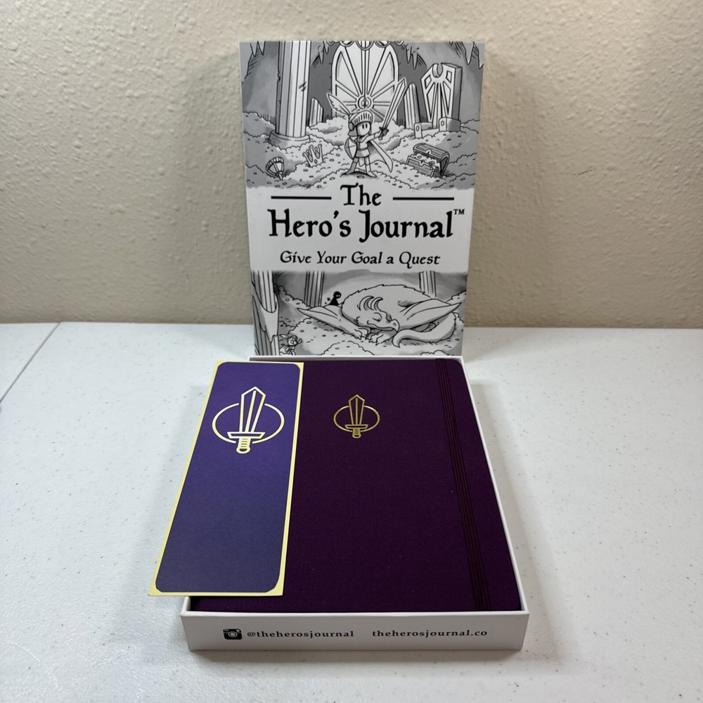 The Hero's Journal: Give Your Goal A Quest Box Set (HC, 2020) Wildwood Green  EX