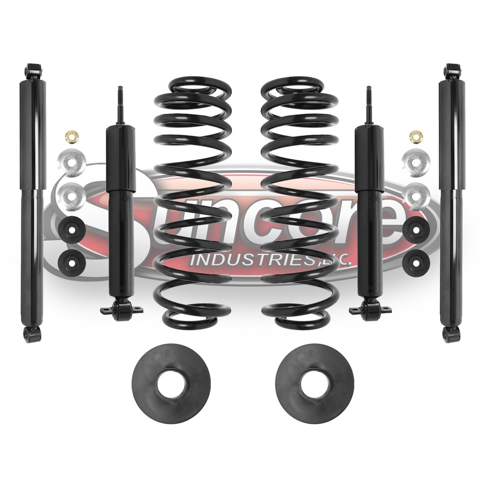 1997-2002 Ford Expedition Rear Air to Coil Spring Conversion with 2WD Gas Shocks