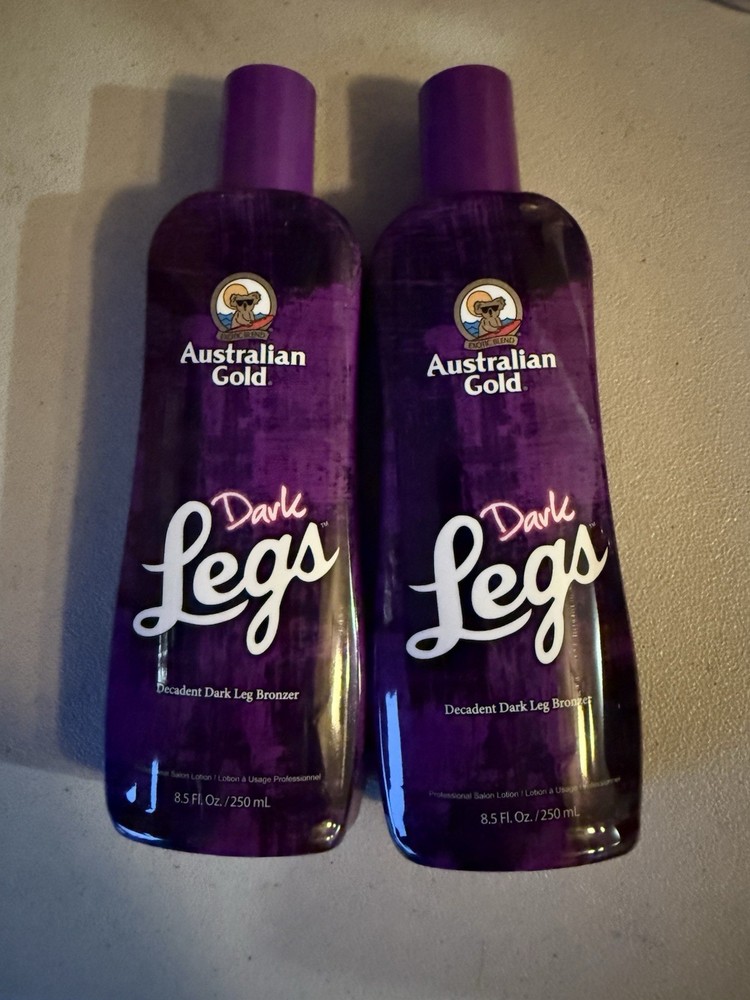 Australian Gold Dark Legs Bronzing Tanning Lotion 2 For $22