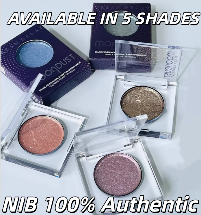 Authentic Urban Decay 24/7 Moondust Glittery Eyeshadow,5 colors,0.06oz / 1.7g