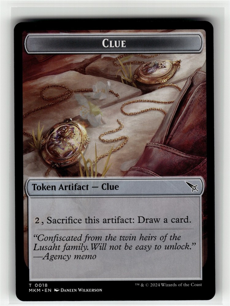 CLUE (0018) // A 0045 DOUBLE-SIDE Murders at Karlov Manor #18//45 MKM(NM+)(MTG)