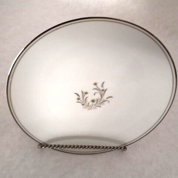 Vintage Noritake Porcelain China 5772 Ardis Platinum Bread, Side Plate 6.25