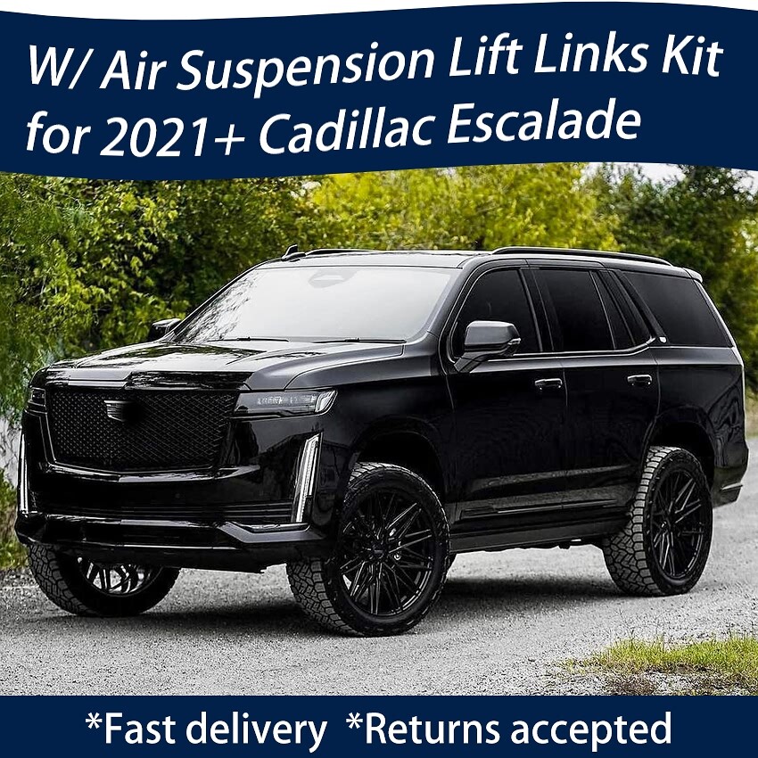 💥for Cadillac Escalade Adjustable Air Ride Lift Raise Height Links Kit leveling