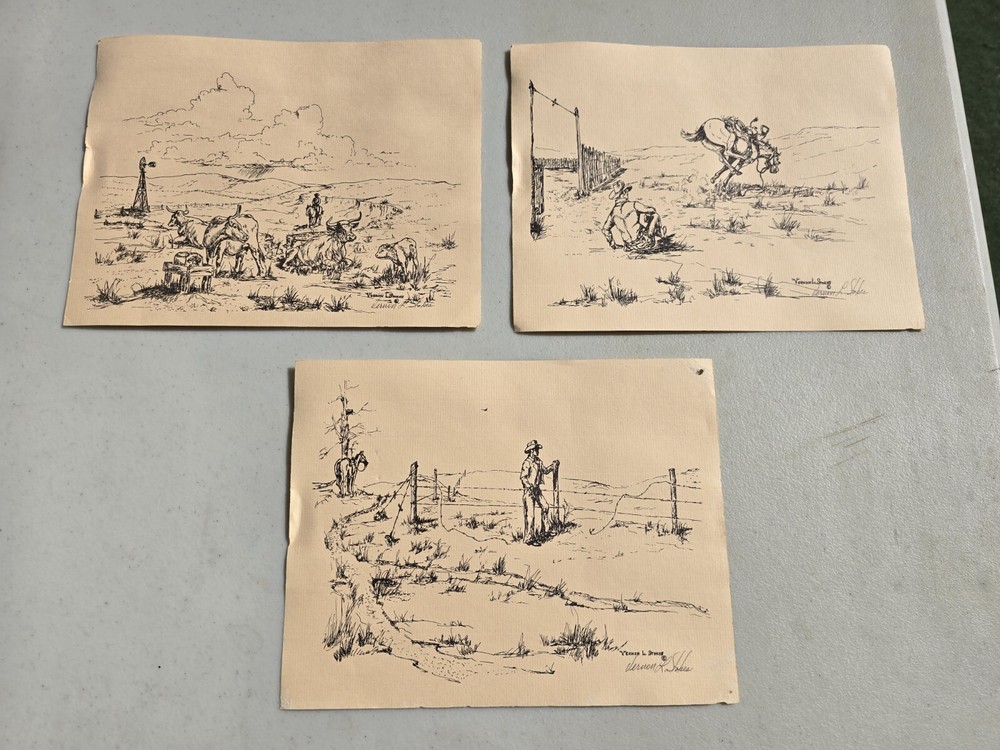 Rare Artwork By Vernon L. Stokes