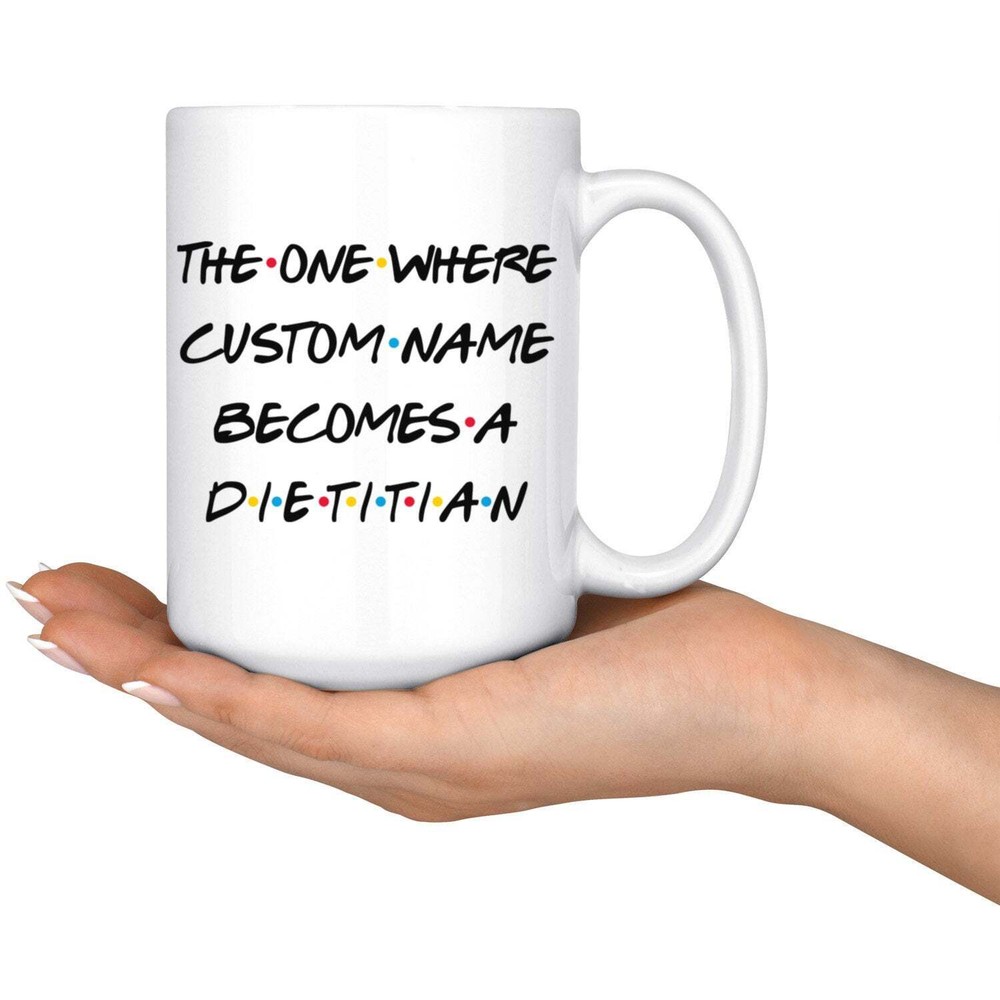 Personalized Dietitian Graduation Mug Dietitian Promotion Present Best Dietitian