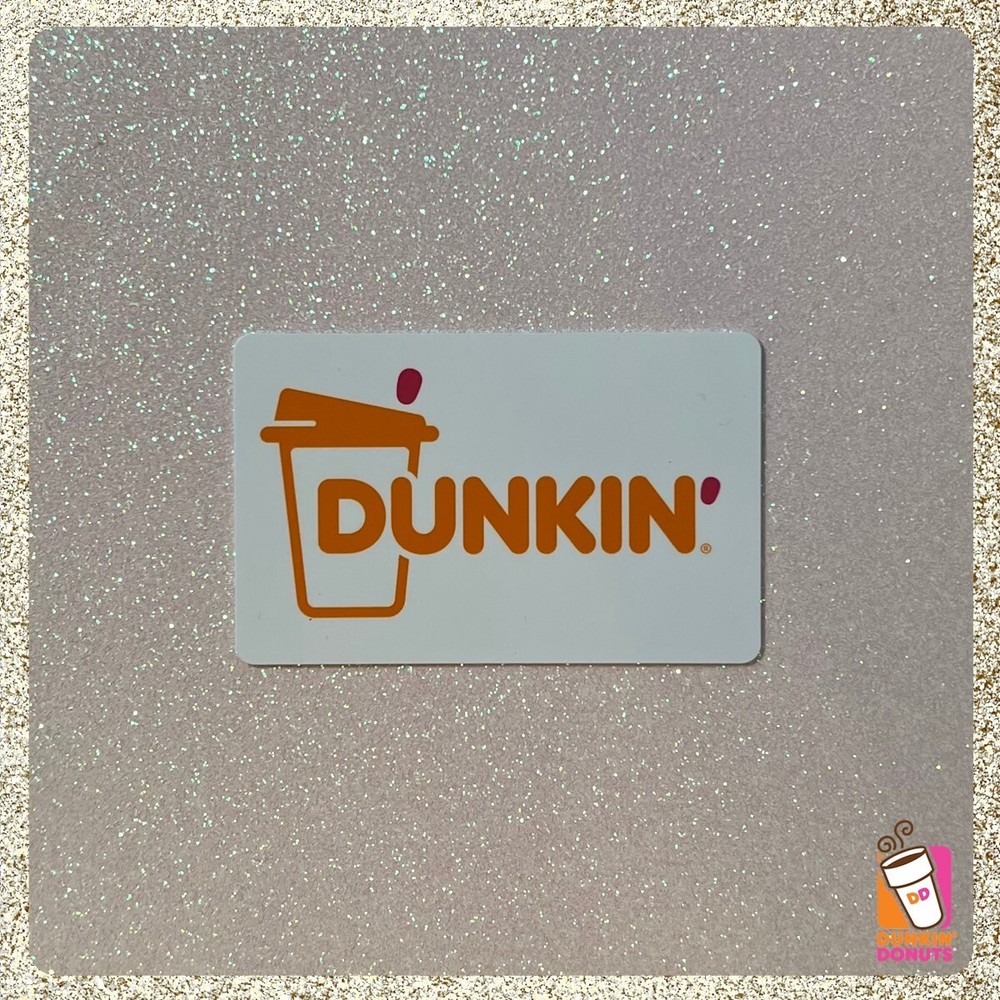 Dunkin Donuts Gift Card with Magnetic Strip Mint Unused $0 Balance  