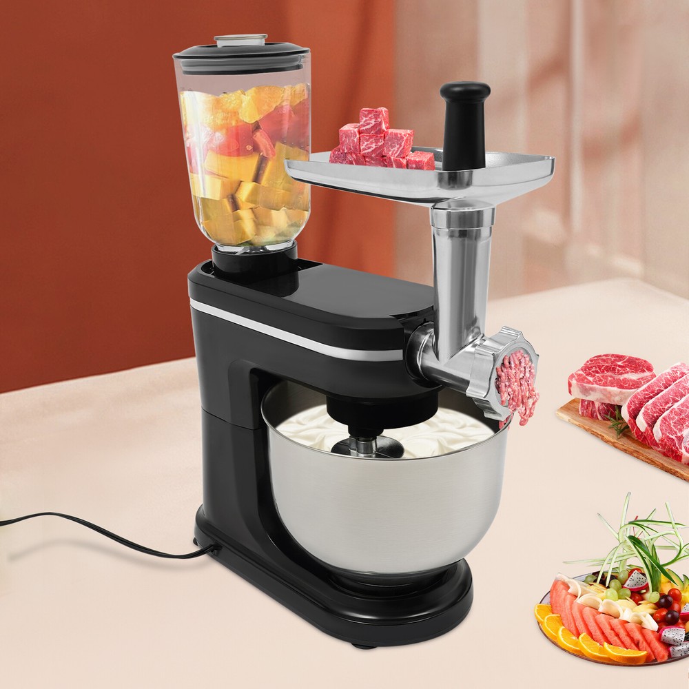 700W 7-Speed Electric Stand Mixer with Juicer 6.34-QT Multi-Function Kitchen Appliance