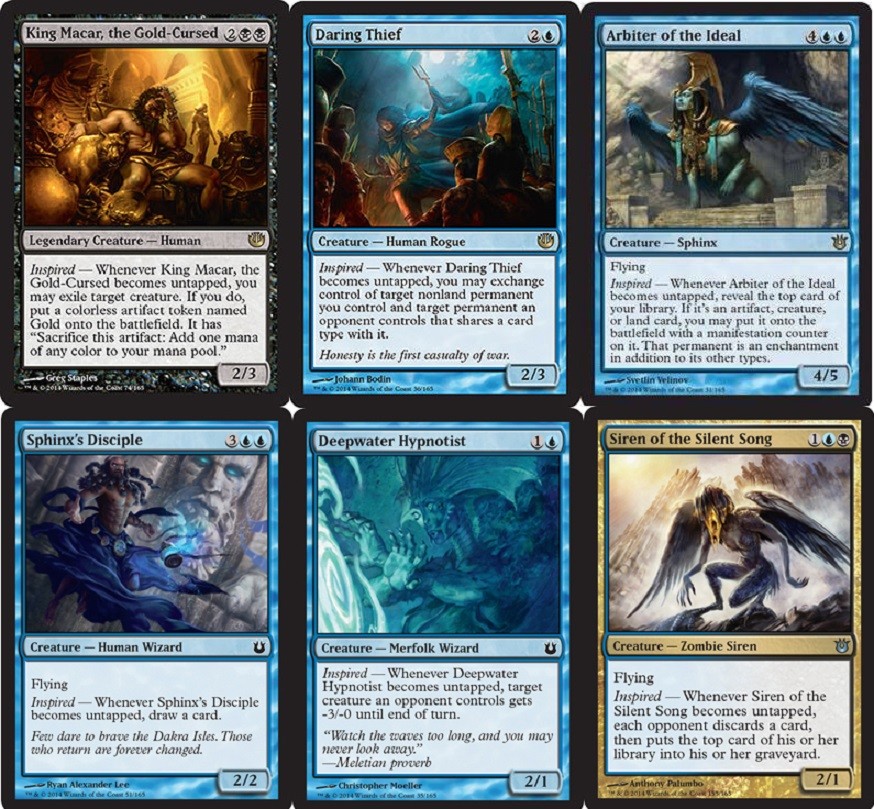 Inspired Kings Deck Featuring King Macar Daring Thief 60 MTG Cards Magic Gathering