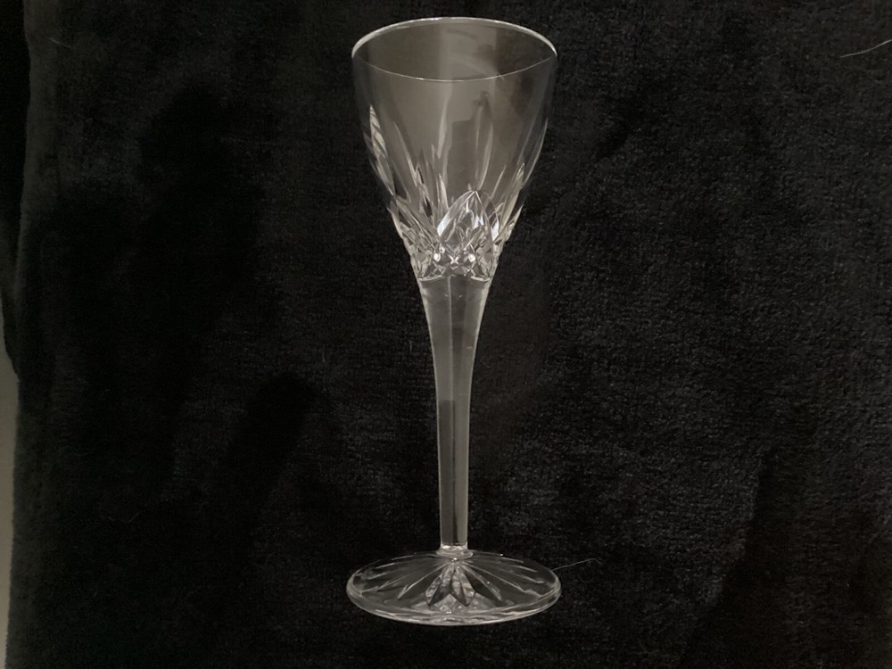 Waterford Crystal Lismore Smooth Stem Cordial Glasses Set