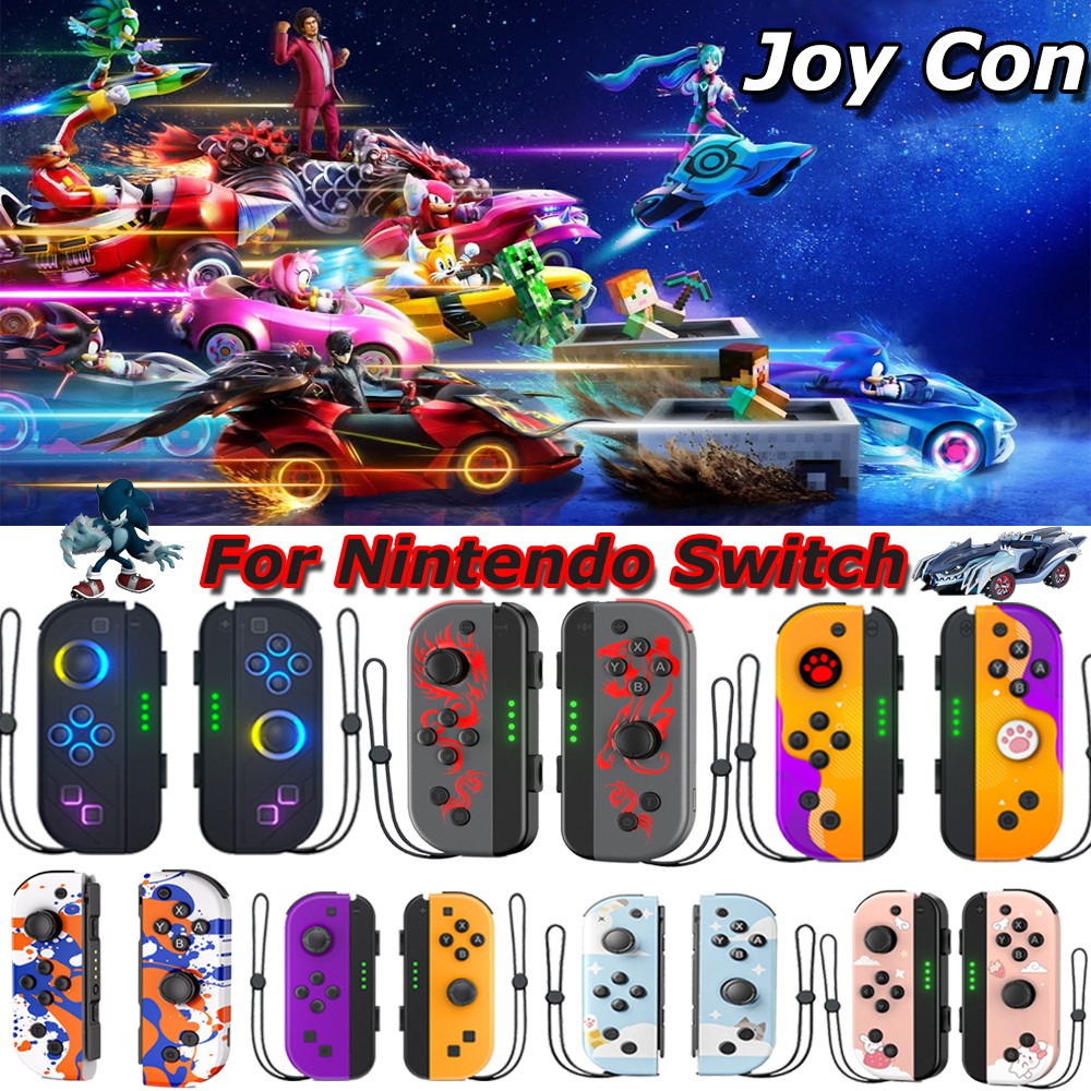 1-Pair For Nintendo Switch Joy Con Controller Left+Right Wireless Gamepad丨NEW US