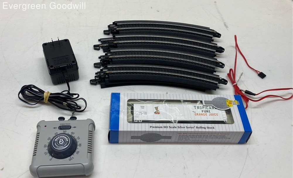 Electric Train Track Set and Accessories